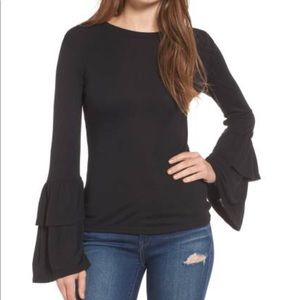 Leith bell sleeve top